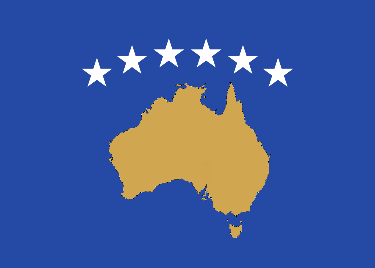 Η λανθασμένη σημαία με τον χάρτη της Αυστραλίας